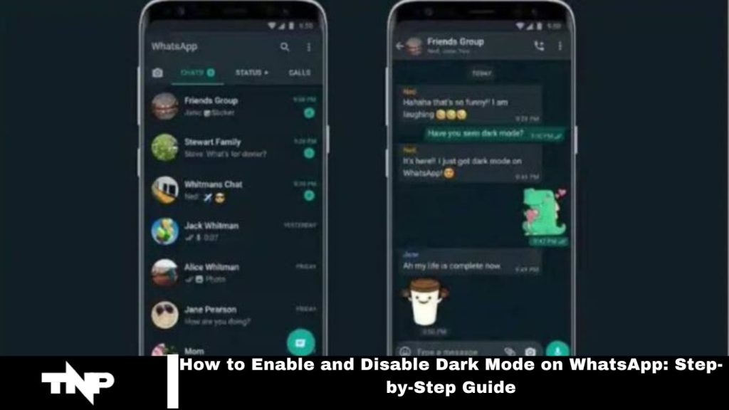 Dark Mode on WhatsApp